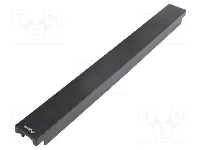 Stopper; 1U; black; Standard: 19"