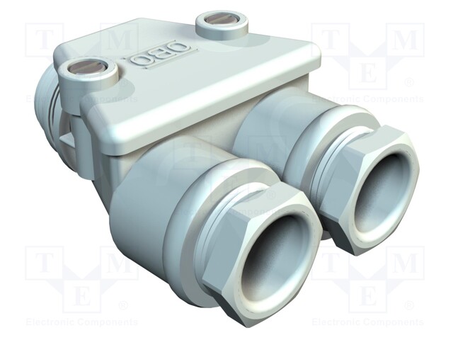 Cable gland; PG16; light grey