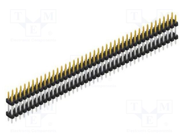 Connector: pin strips; pin header; male; PIN: 82; 2mm; THT; 2x41