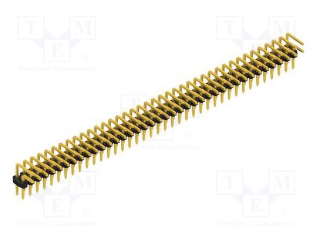 Connector: pin strips; pin header; male; PIN: 78; 2mm; THT; 2x39