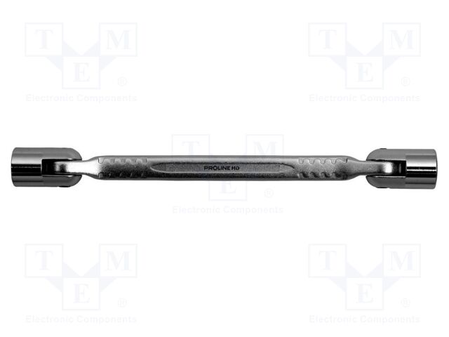 Wrench; socket spanner,with joint; 6mm,7mm; HD