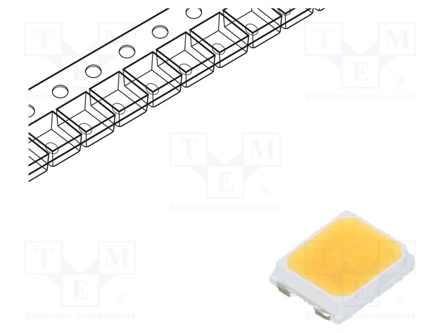LED; SMD; 2835; white warm; 98(typ)lm; 3000(typ)K; 95; 116°; 100mA
