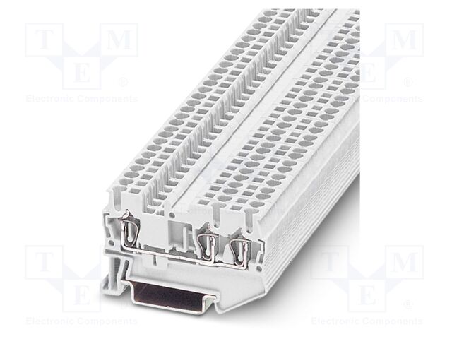 Splice terminal: rail; ST; 24A; 800V; spring clamp; PA; 0.08÷4mm2