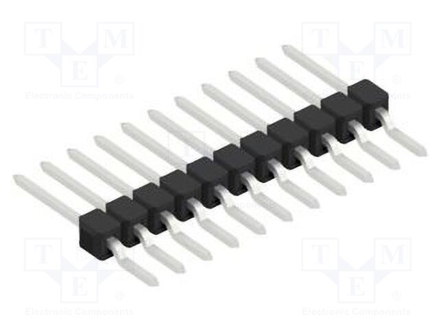 Connector: pin strips; pin header; male; PIN: 11; 2.54mm; SMT; 1x11
