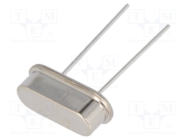 Resonator: quartz; 25MHz; ±30ppm; 20pF; THT; HC49-S
