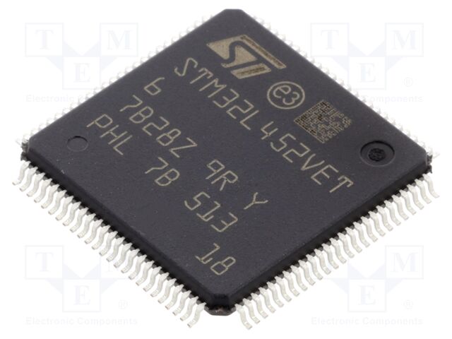 IC: ARM microcontroller; Flash: 512kB; 80MHz; SRAM: 160kB; LQFP100