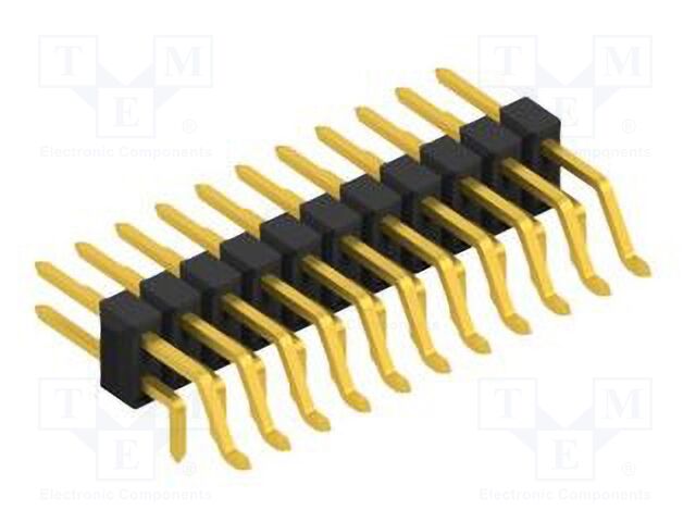 Connector: pin strips; pin header; male; PIN: 22; 2.54mm; SMT,THT