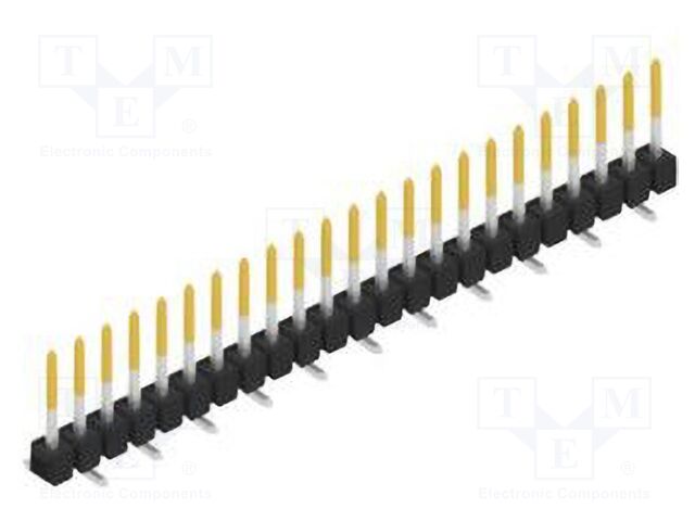 Connector: pin strips; pin header; male; PIN: 23; 2.54mm; SMT; 1x23
