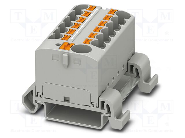 Splice terminal: rail; 32A; 800V; push-in; PA; 0.2÷6mm2; W: 46.3mm