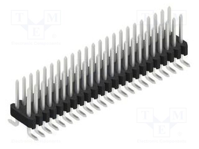 Connector: pin strips; pin header; male; PIN: 46; 1.27mm; SMT; 2x23