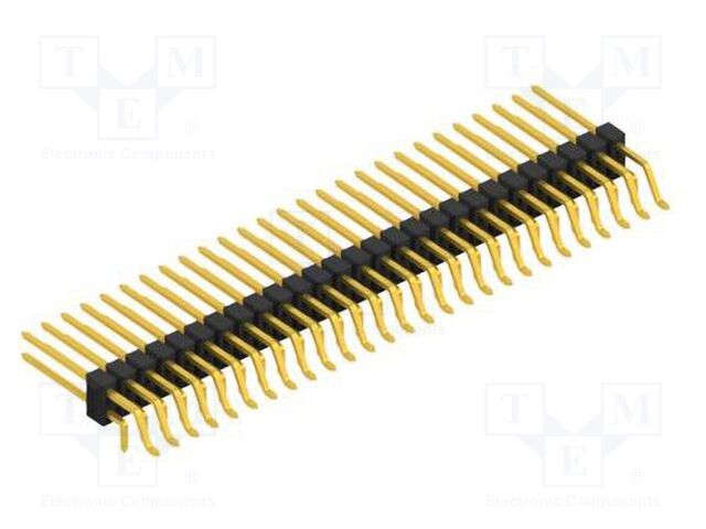 Connector: pin strips; pin header; male; PIN: 54; 2.54mm; SMT,THT