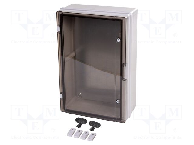 Enclosure: wall mounting; X: 410mm; Y: 610mm; Z: 202mm; ABS; IP65