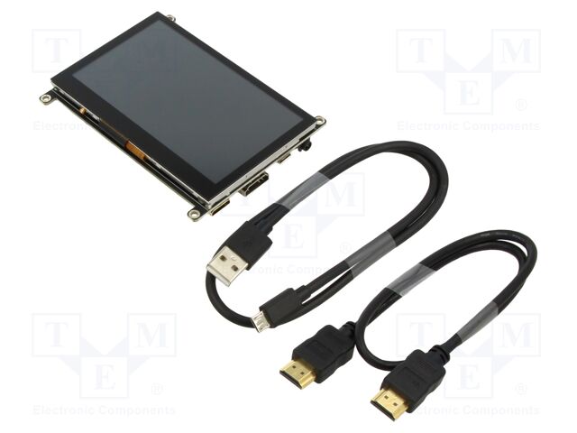 Display: TFT; 4.3"; 480x272; Interface: HDMI; 500cd/m2; 4DHDMI