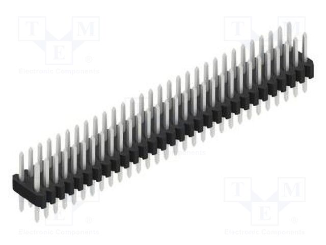 Connector: pin strips; pin header; male; PIN: 60; 1.27mm; THT; 2x30
