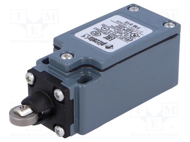 Limit switch; steel roller Ø12mm; NO + NC; 10A; max.500VAC; IP67