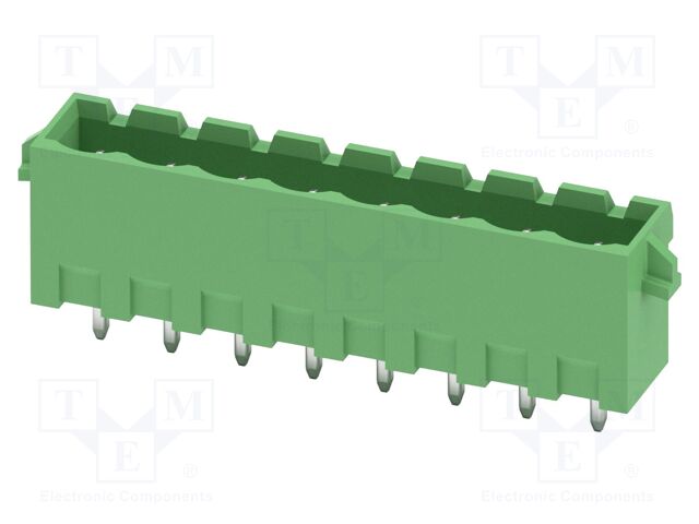 PCB headers, nominal cross section: 2.5 mm?, color: green, n