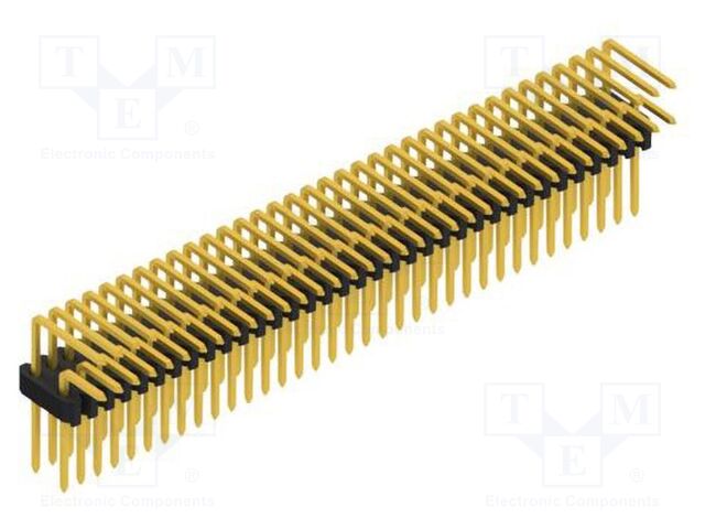 Connector: pin strips; pin header; male; PIN: 70; 1.27mm; THT; 2x35