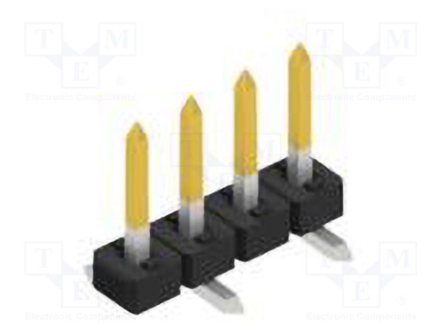 Connector: pin strips; pin header; male; PIN: 4; 2mm; SMT; 1x4; 100V