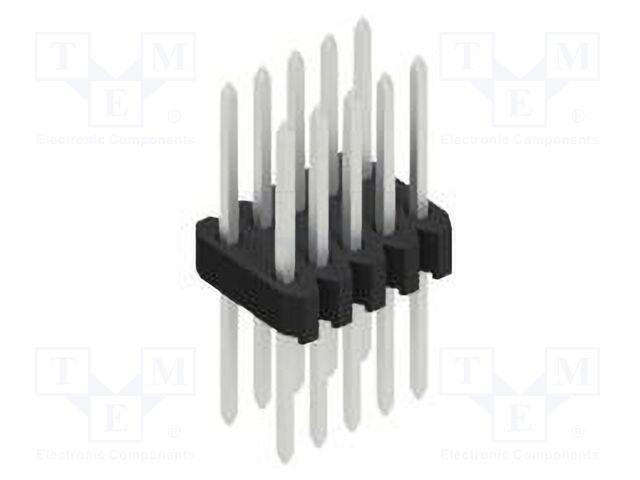 Connector: pin strips; pin header; male; PIN: 10; 1.27mm; THT; 2x5
