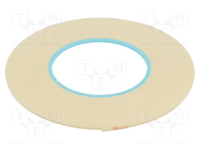 Tape: electrical insulating; W: 2.5mm; L: 45m; D: 0.304mm; beige