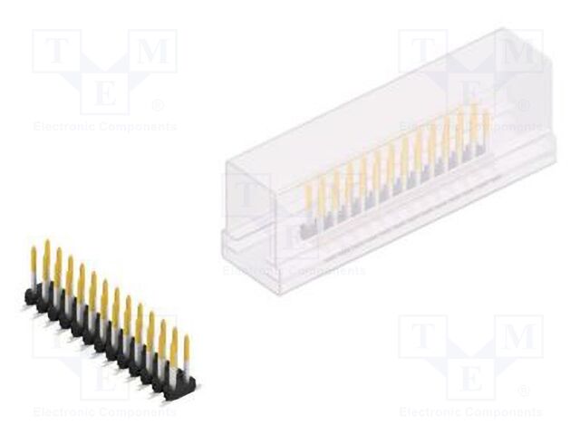Connector: pin strips; pin header; male; PIN: 26; 2mm; SMT; 2x13