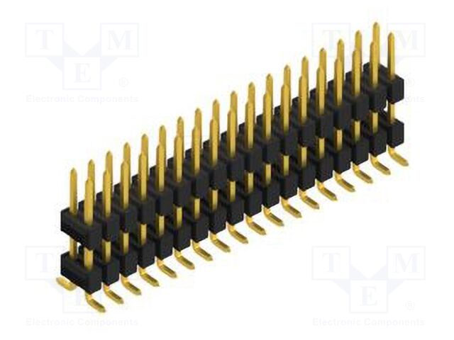 Connector: pin strips; pin header; male; PIN: 36; 2.54mm; SMT; 2x18