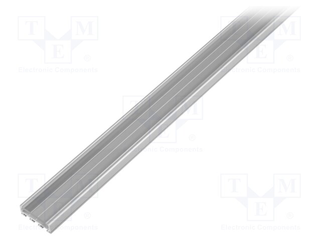 Profiles for LED modules; transparent; surface; L: 1m; aluminium