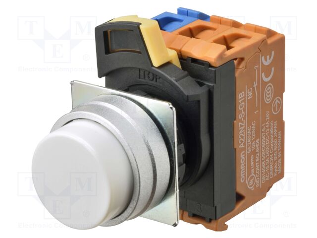 Switch: push-button; 22mm; Stabl.pos: 2; prominent; Pos: 2