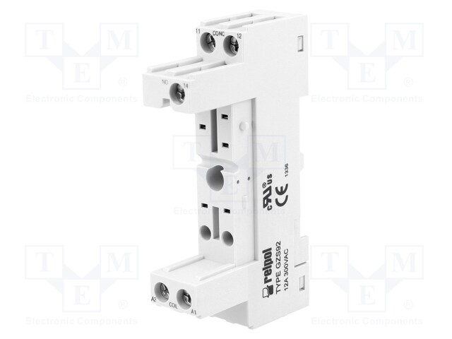 Socket; PIN: 5; 12A; 300VAC; Mounting: DIN,on panel; Series: RM87N