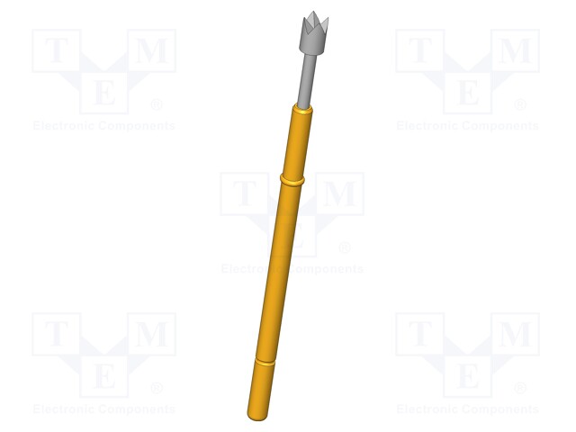 Test needle; Operational spring compression: 4mm; 5A; Ø: 2mm; 5N