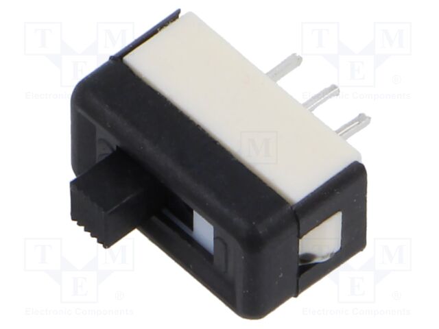 Slide Switch, SPDT, On-On, Through Hole, 25000N Series, 1 A