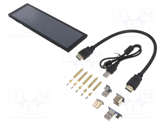 Display: LCD; graphical; 400x1280; 207.78x69.8mm; 7.9"; 5VDC