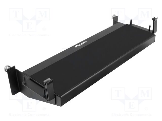 Shelf; 3U; black; Standard: 19"; Y: 127.64mm; X: 482mm; Z: 180mm; 30kg
