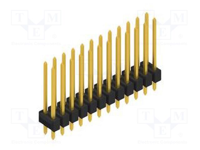 Connector: pin strips; pin header; male; PIN: 24; 2.54mm; THT; 2x12