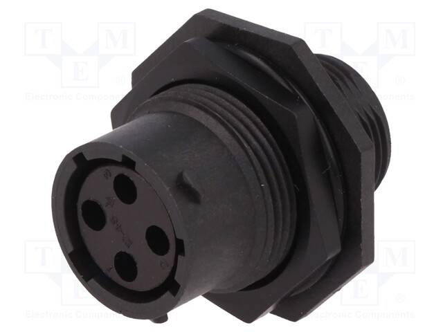 Connector: circular; Series: eco|mate Aquarius; socket; female