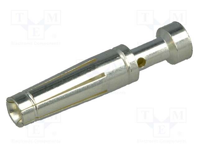 Contact; female; 1mm2; 18AWG; Han E High Temp; silver plated; 16A