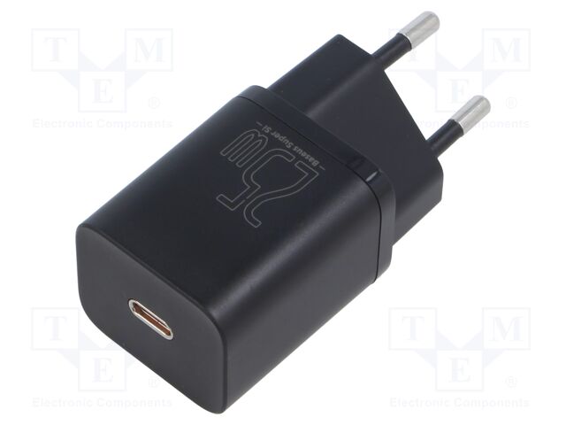 Power supply: switching; mains,plug-in; 5÷12VDC; 25W; 78x34x28mm