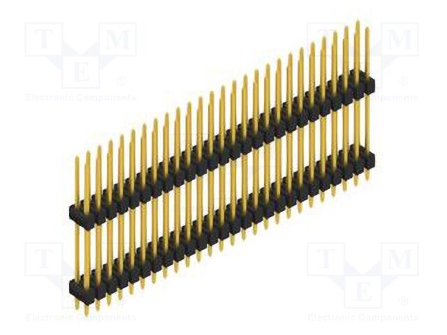 Connector: pin strips; pin header; male; PIN: 52; 2.54mm; THT; 2x26