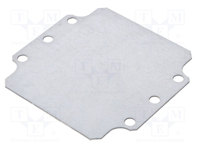 Mounting plate; steel; W: 107mm; L: 110mm; Series: EURONORD
