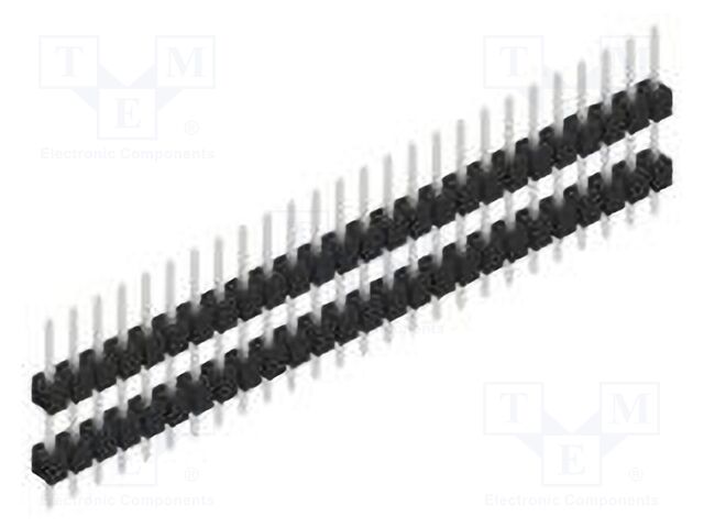 Connector: pin strips; pin header; male; PIN: 26; 2.54mm; THT; 1x26