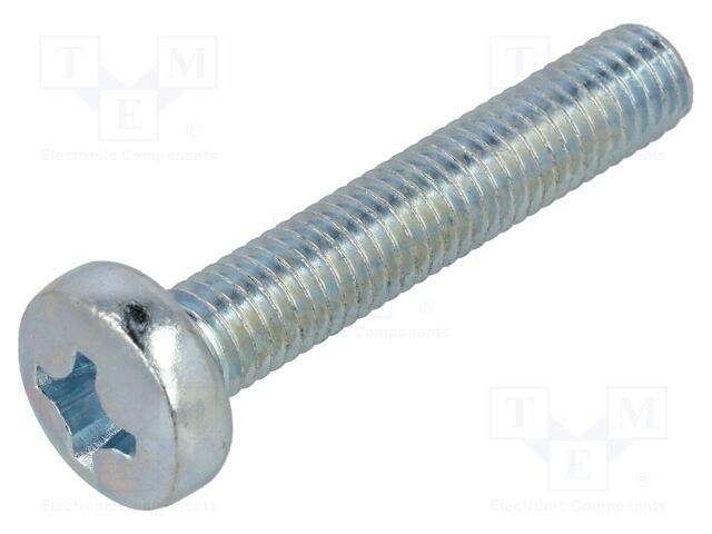 Screw; M8x45; Head: countersunk; Phillips; PH4; steel; zinc; DIN 965