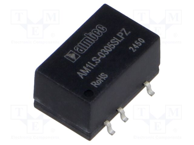Converter: DC/DC; 1W; Uin: 2.97÷3.63V; Uout: 5VDC; Iout: 200mA; SMD