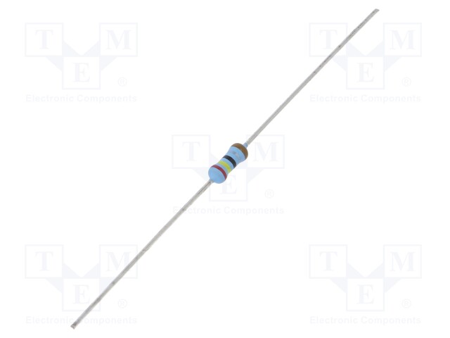 Resistor: thin film; THT; 2.4Ω; 600mW; ±5%; Ø2.5x6.5mm; 50ppm/°C