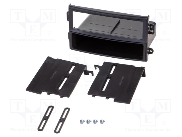 Radio frame; Nissan; 1 DIN; black