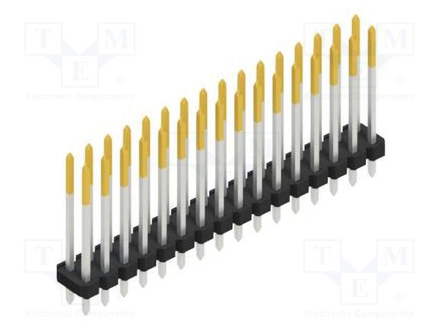 Connector: pin strips; pin header; male; PIN: 32; 2.54mm; THT; 2x16