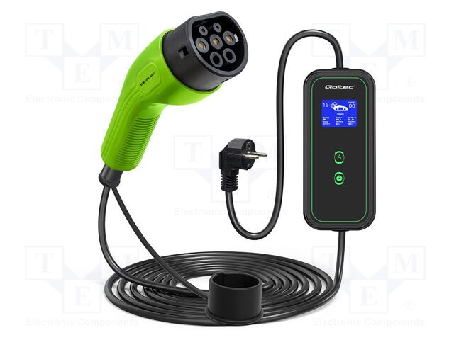 Charger: eMobility; 1x0.5mm2,3x2.5mm2; 230VAC; 3.5kW; IP65; 5m; 16A