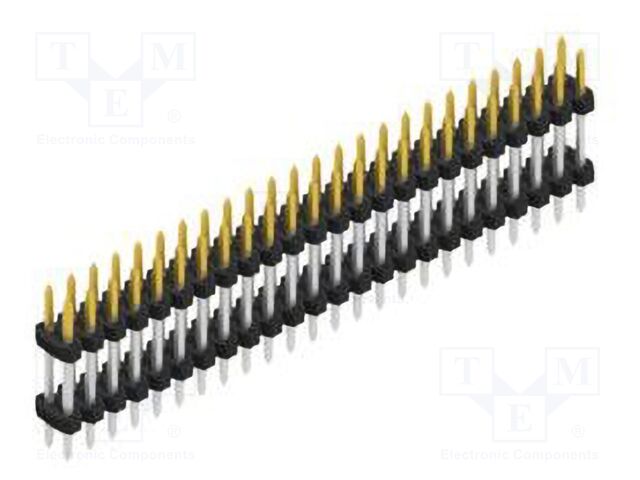 Connector: pin strips; pin header; male; PIN: 48; 2mm; THT; 2x24