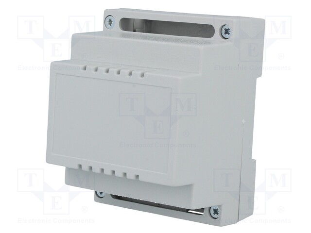 Enclosure: for DIN rail mounting; Y: 89mm; X: 69.7mm; Z: 64.7mm; ABS
