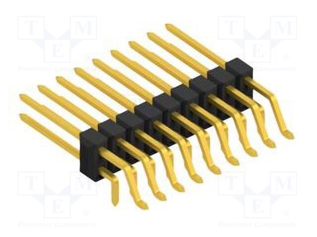 Connector: pin strips; pin header; male; PIN: 18; 2.54mm; SMT,THT