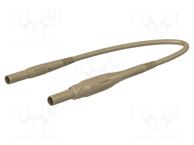 Connection cable; PVC; 1m; brown; 8A; 1kV; Cond.cross sec: 1mm2